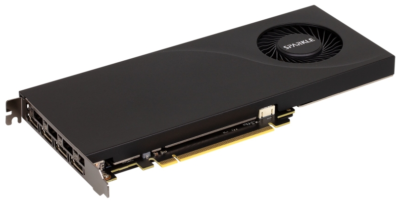 Sparkle выпустила тонкую видеокарту Arc Pro B50 Blower с «турбиной» для рабочих станций