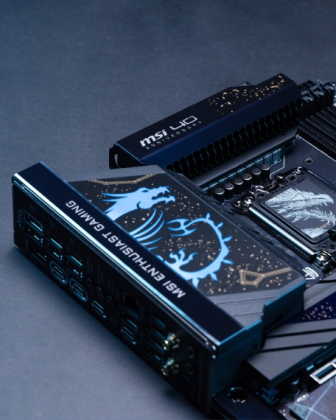 В честь 40-летия MSI выпустит ноутбук Titan 18 HX и плату MEG X870E Ace MAX в спецверсиях Draco Epic