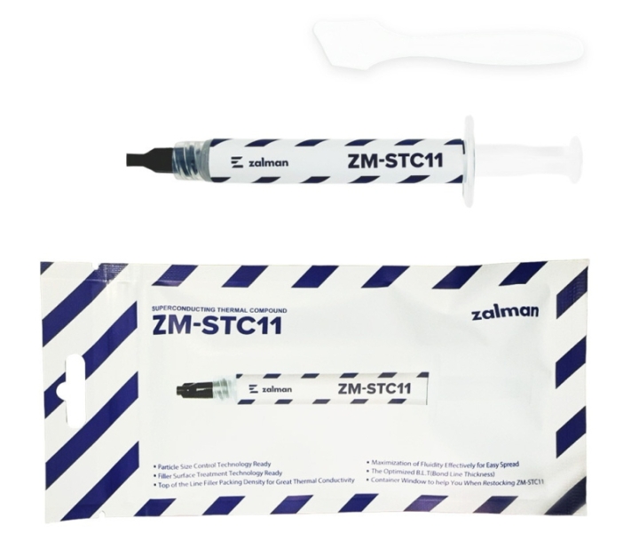 Zalman выпустила термопасту ZM-STC11 с высокой теплопроводностью и долгим сроком службы