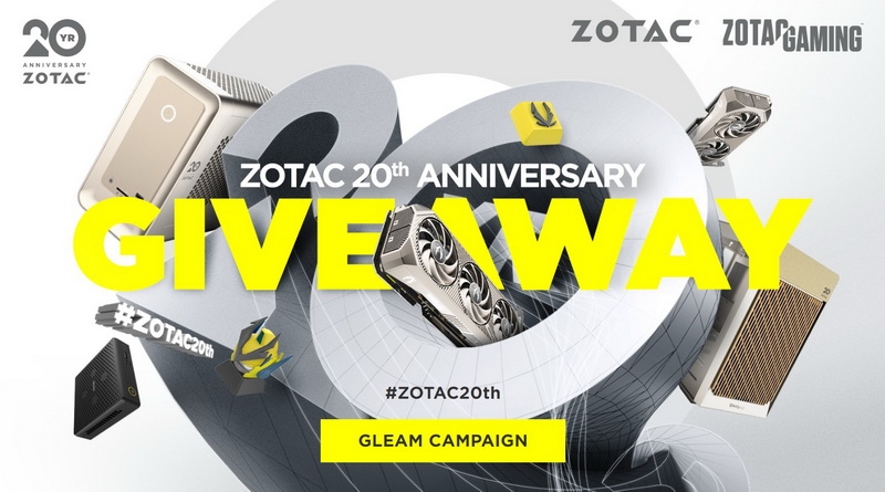 Zotac выпустит к 20-летию спецверсии видеокарт GeForce RTX 50-й серии, но продавать их не будет