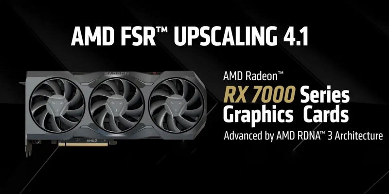 AMD выпустила драйвер с поддержкой масштабирования FSR 4.1 на видеокартах Radeon RX 7000