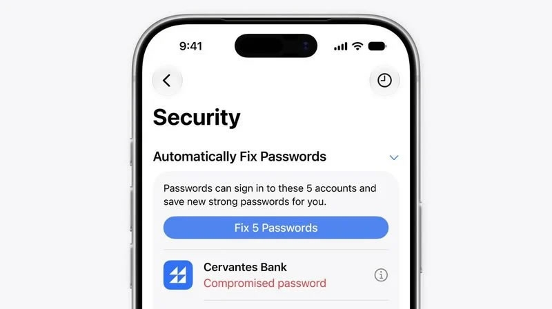 Apple Intelligence сможет самостоятельно исправлять скомпрометированные пароли
