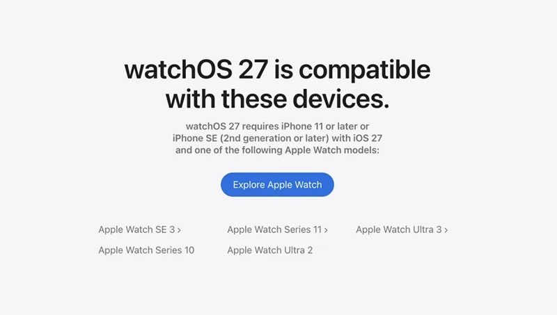Apple Watch Series 9 всё же получат обновление до watchOS 27&nbsp;&mdash; Apple признала ошибку