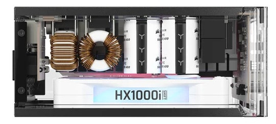 Corsair показала прозрачный блок питания HX1000i Shift Crystal