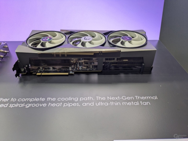 MSI показала кулер с алмазами и металлическими вентиляторами&nbsp;для видеокарт нового поколения