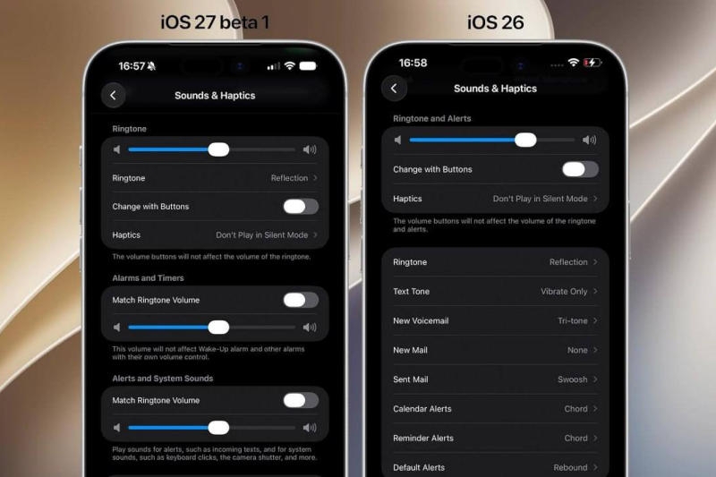 На iPhone наконец можно будет регулировать громкость звонка, будильника и уведомлений по-отдельности