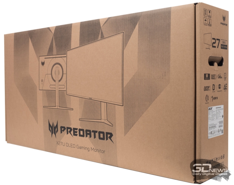 Обзор игрового QD-OLED WQHD-монитора Acer Predator X27U W1: смена вектора