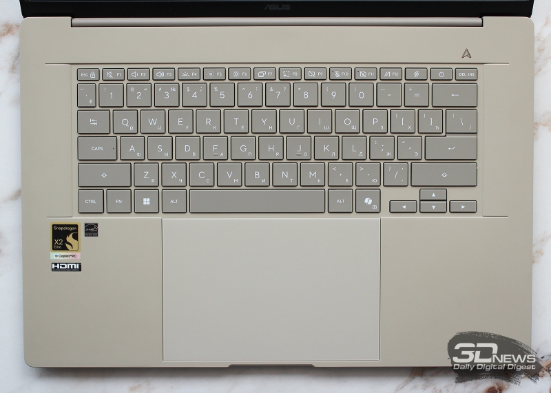 Обзор ультрабука ASUS Zenbook A16 (UX3607OA) с Copilot+ PC: ИИ на марше