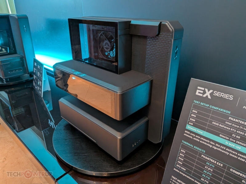 Phanteks представила на Computex 2026 россыпь корпусов, вентиляторы и блоки питания