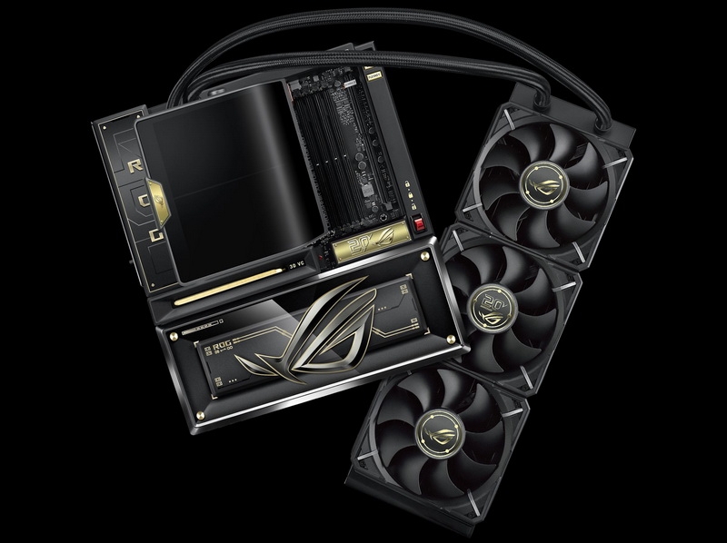 Полный комплект комплектующих и аксессуаров Asus ROG 20th Anniversary Collection Edition оценён в $16 580 в Китае