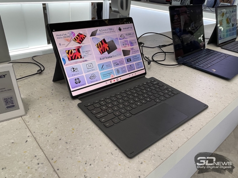 Репортаж со стенда Acer на Computex 2026: 50 лет инноваций, умные очки, игровые консоли и устройства нового поколения