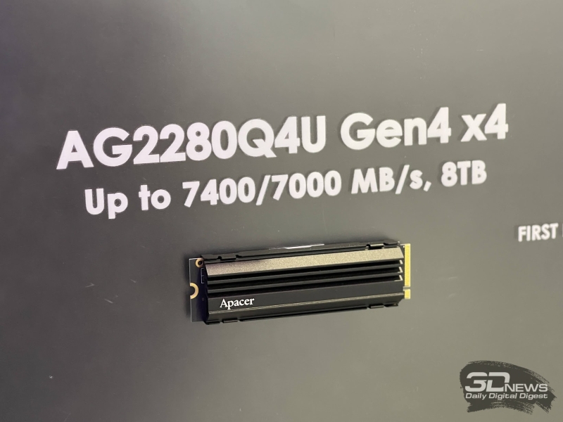 Репортаж со стенда Apacer на Computex 2026: память DDR5-9200, скоростные SSD с вентиляторами и не только