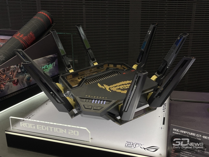 Репортаж со стенда ASUS на Computex 2026: юбилейные материнские платы, огромная видеокарта, быстрые мониторы и другие новинки