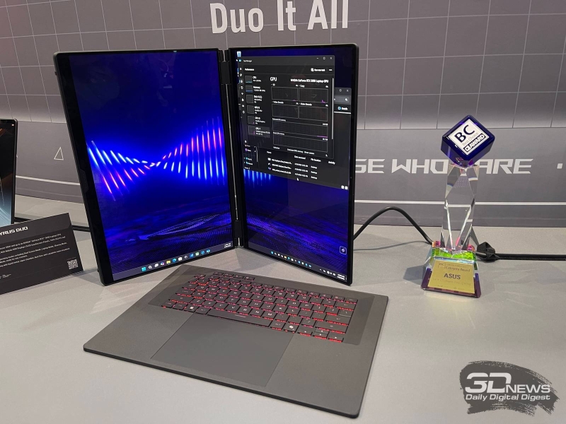 Репортаж со стенда ASUS на Computex 2026: первые ноутбуки с Nvidia RTX Spark, геймерские лэптопы и рабочие системы