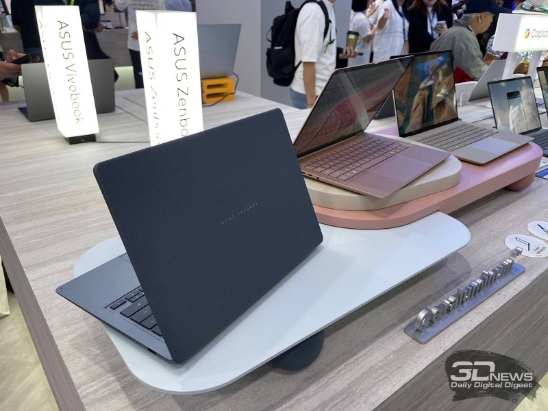 Репортаж со стенда ASUS на Computex 2026: первые ноутбуки с Nvidia RTX Spark, геймерские лэптопы и рабочие системы