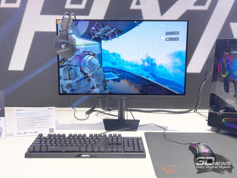 Репортаж со стенда GIGABYTE на Computex 2026: игровые ноутбуки и OLED-мониторы нового поколения