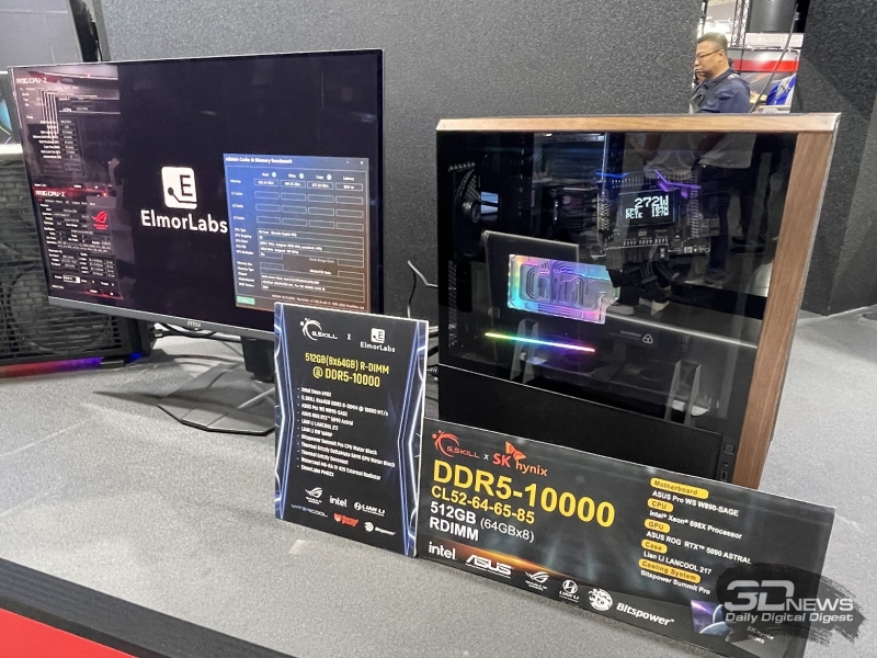 Репортаж со стенда G.Skill на Computex 2026: модули DDR5 будущего с очень низкими задержками, высокой скоростью и объёмом до 512 Гбайт
