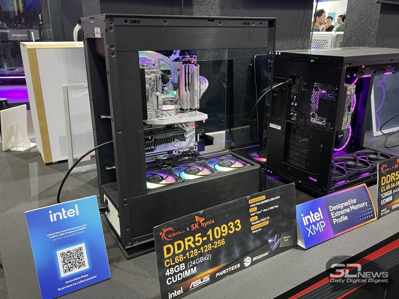 Репортаж со стенда G.Skill на Computex 2026: модули DDR5 будущего с очень низкими задержками, высокой скоростью и объёмом до 512 Гбайт
