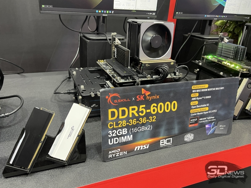 Репортаж со стенда G.Skill на Computex 2026: модули DDR5 будущего с очень низкими задержками, высокой скоростью и объёмом до 512 Гбайт