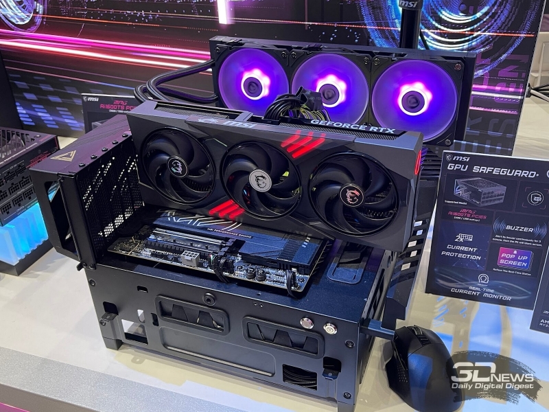 Репортаж со стенда MSI на Computex 2026: материнские платы, уникальные видеокарты, СЖО, корпуса и блоки питания