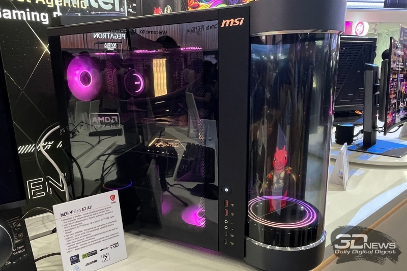 Репортаж со стенда MSI на Computex 2026: мониторы и настольные ПК для геймеров &mdash; теперь с ИИ