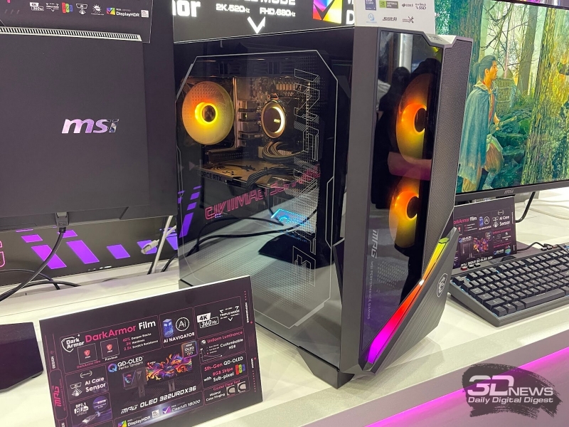 Репортаж со стенда MSI на Computex 2026: мониторы и настольные ПК для геймеров &mdash; теперь с ИИ