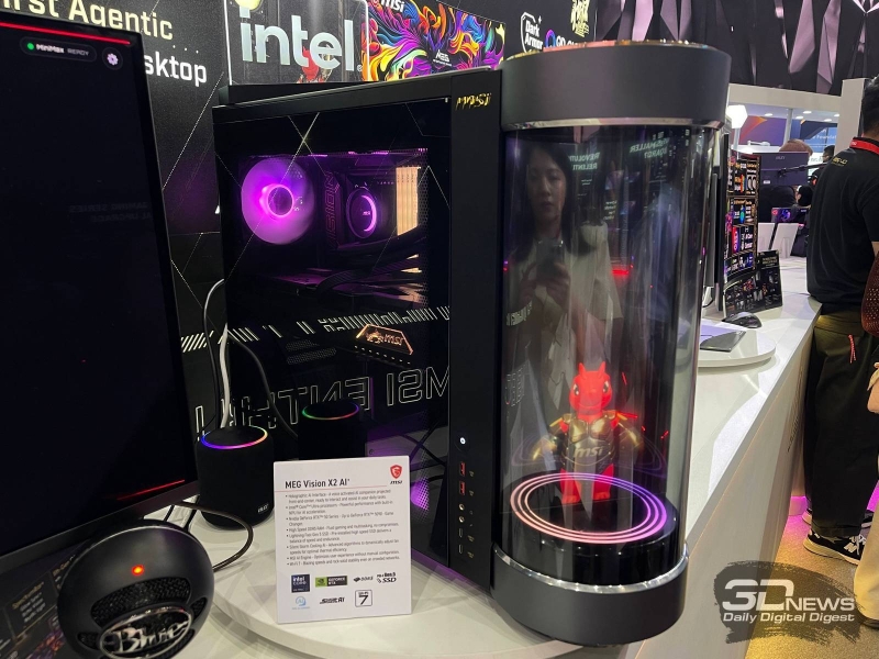 Репортаж со стенда MSI на Computex 2026: мониторы и настольные ПК для геймеров &mdash; теперь с ИИ