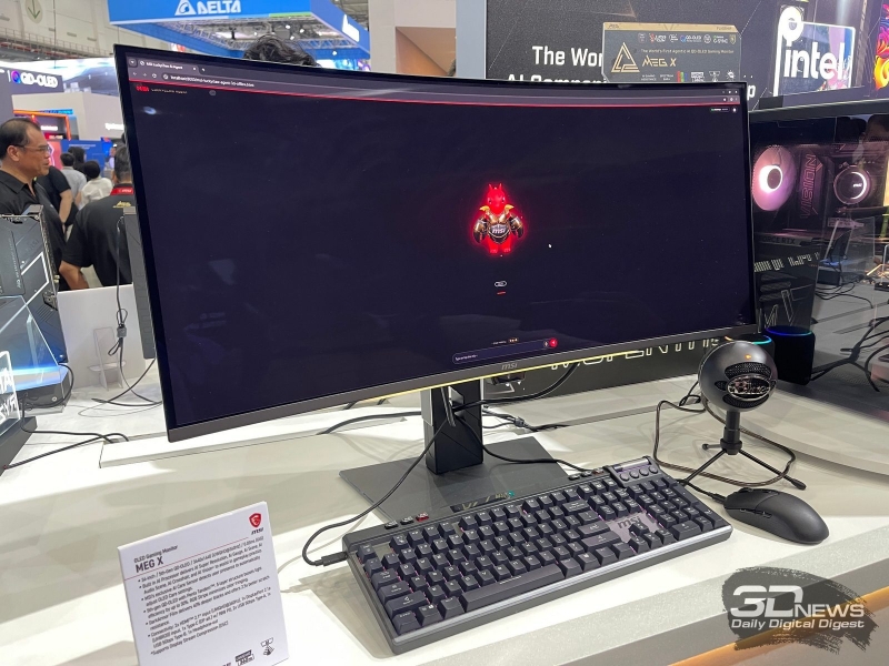 Репортаж со стенда MSI на Computex 2026: мониторы и настольные ПК для геймеров &mdash; теперь с ИИ