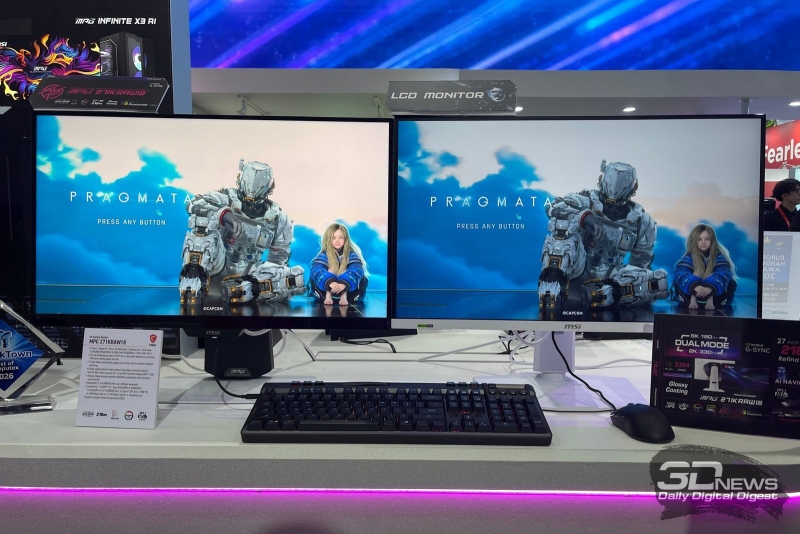 Репортаж со стенда MSI на Computex 2026: мониторы и настольные ПК для геймеров &mdash; теперь с ИИ