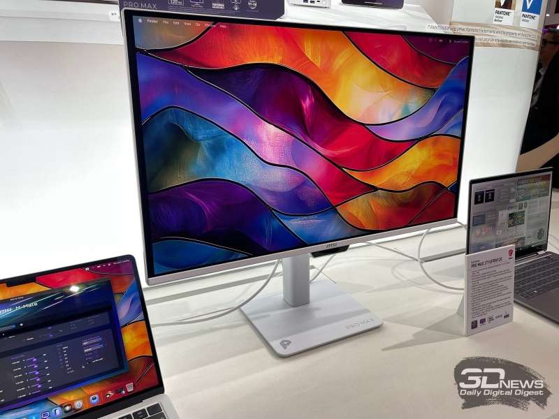 Репортаж со стенда MSI на Computex 2026: OLED-мониторы для профессионалов, экосистема PRO MAX и&nbsp;локальный ИИ