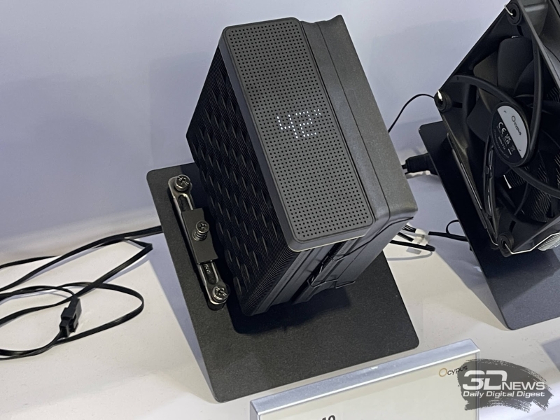 Репортаж со стенда Ocypus на Computex 2026: корпусные дисплеи, СЖО с обдувом VRM, кулеры с дисплеями и новые корпуса