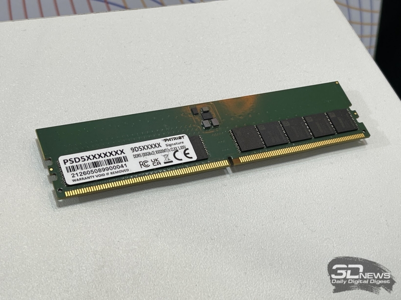 Репортаж со стенда Patriot на Computex 2026: память DDR5-9600, быстрые SSD и решения для эпохи ИИ