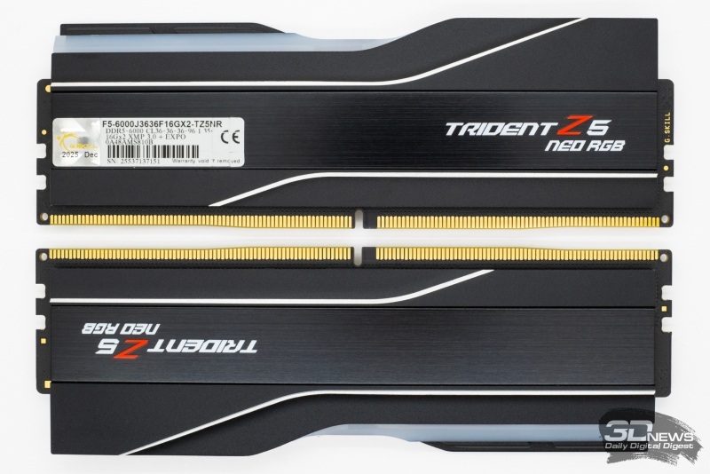 Ryzen и DDR5-6000 на чипах Samsung &mdash; G.Skill даёт добро