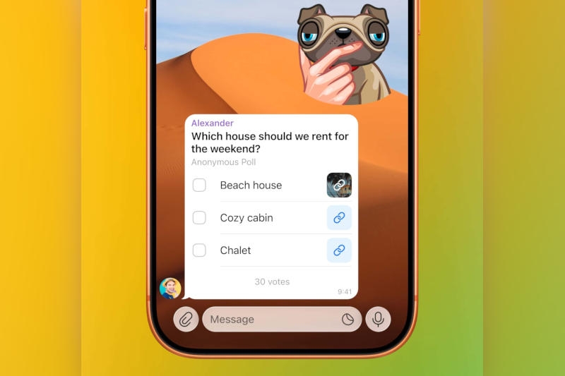 Telegram получил клиенты для смарт-часов, поддержку форматирования у ботов, ИИ-модерацию в группах и многое другое