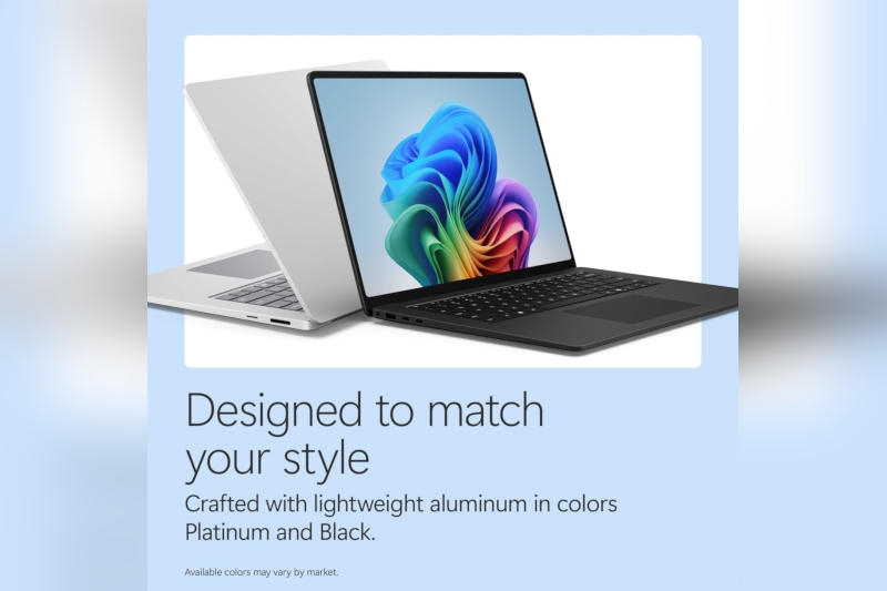 Утечка раскрыла цвета и характеристики Microsoft Surface Laptop 8 на чипах Snapdragon X2