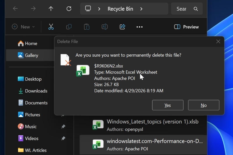 В последнем обновлении Windows 11 сломалась &laquo;Корзина&raquo; и запуск приложений Office