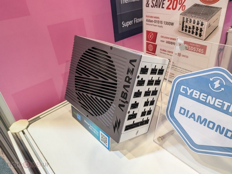 Wentai представила первый в мире блок питания с сертификатом Cybenetics Diamond&nbsp;&mdash;&nbsp;AiBARZA Aldan-D1515 на 1300 Вт