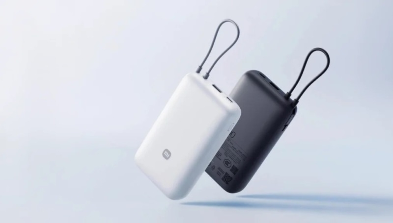 Xiaomi выпустила пауэрбанк на 20 000 мАч со встроенным кабелем USB-C за &euro;19