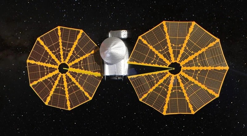 Зонд NASA Lucy встретил кувыркающийся астероид-гантель и нашёл на нём следы древней воды