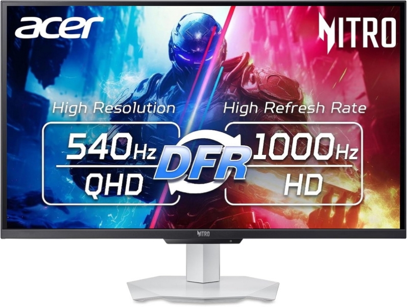 Acer представила 27-дюймовый геймерский монитор Nitro XV273U F5 с разгоном до 1000 Гц за $700