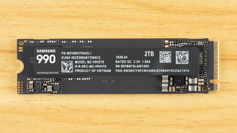 «Антикризисные» SSD Samsung 990 поступили в продажу — от $270 за 1 Тбайт