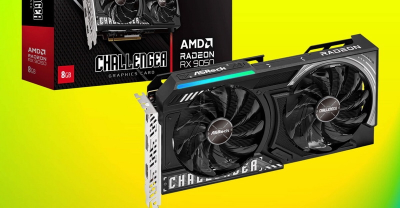ASRock раньше времени рассекретила бюджетную видеокарту Radeon RX 9050 с 4 или 8 Гбайт памяти