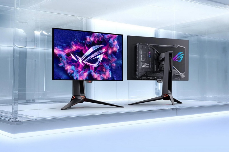 Asus выпустила игровые мониторы ROG Swift OLED PG27UCWM и PG32UCWM &mdash; Tandem RGB OLED и режимы 4K@240 и FHD@480 Гц