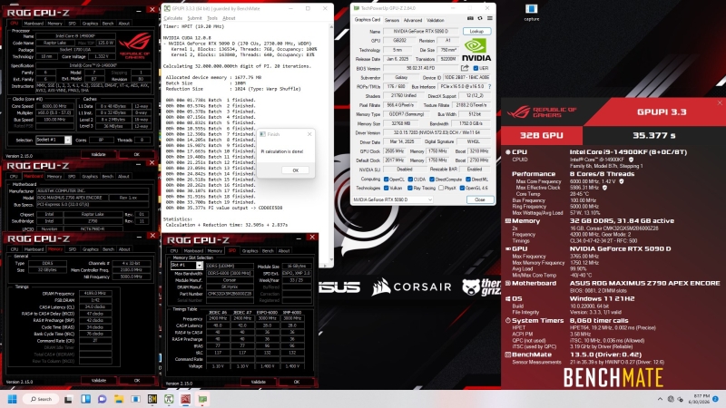 GeForce RTX 5090D стала первой видеокартой Blackwell, чей GPU покорил 4 ГГц