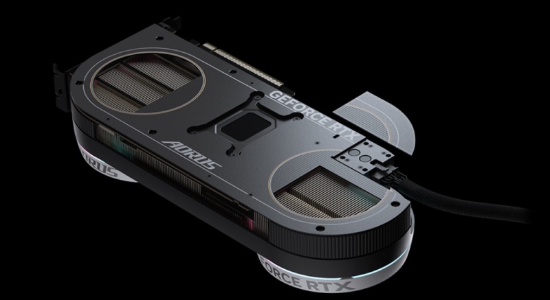 Gigabyte представила видеокарту Aorus GeForce RTX 5070 Infinity с экстравагантным кулером и скрытым питанием