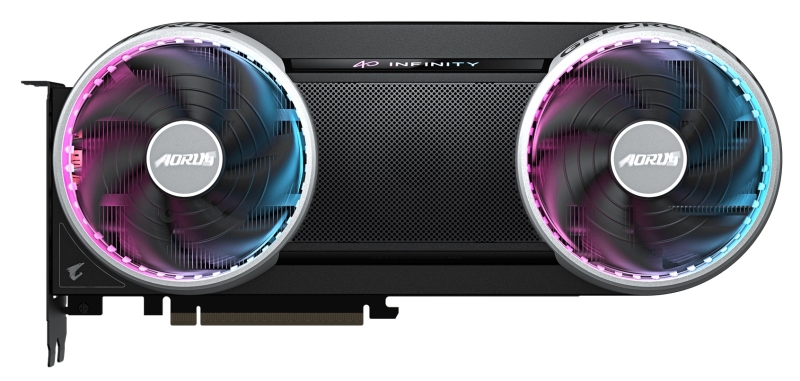 Gigabyte представила видеокарту Aorus GeForce RTX 5070 Infinity с экстравагантным кулером и скрытым питанием