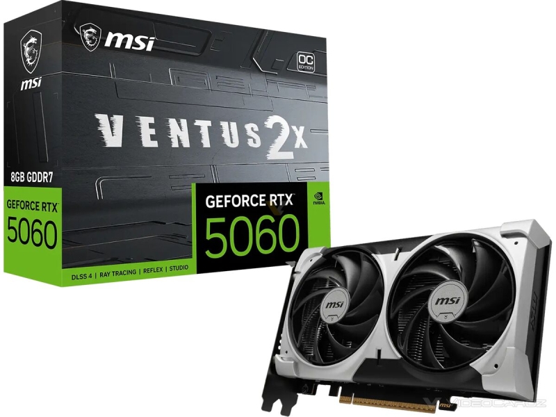 MSI представила четвёрку GeForce RTX 5060 на графических процессорах от RTX 5070
