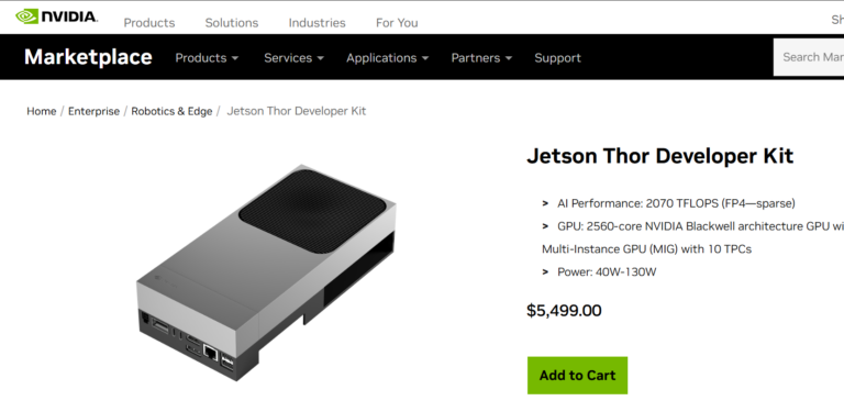 Nvidia повысила цены на все компьютеры и модули Jetson — в некоторых случаях вдвое