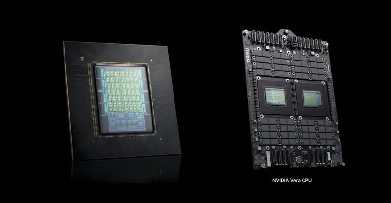 Nvidia раскрыла детали процессора Vera: 88 Arm-ядер Olympus, 176 потоков и память LPDDR5X с пропускной способностью 1,2 Тбайт/с