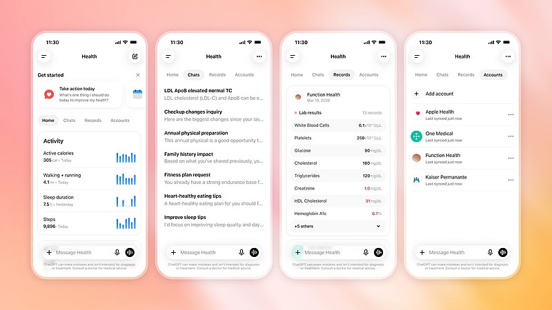 OpenAI запустила ChatGPT Health и заявила, что её ИИ способен рассуждать лучше врачей
